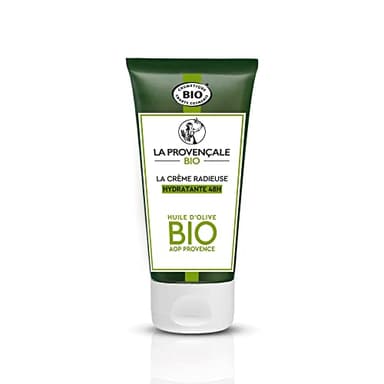 La Provençale – La Crème Radieuse Hydratante – Soin Visage Certifié Bio – Huile d’Olive Bio AOC Provence – Pour Tous Types de Peaux, Même Sensibles – 50 ml