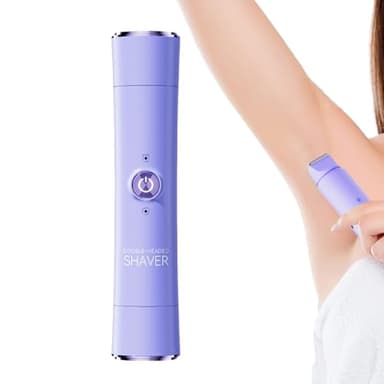 Eojpdji Rasoirs électriques pour femmes - Tondeuse Bikini Double Tête Épilation Maillot,Outil d'Épilation pour Jambes Visage Zone Intime et Sourcils