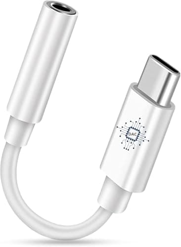 Clem Tech - Adaptateur USB C Jack, Prise USB C vers Prise Casque 3,5mm, Convertisseur Câble USBC vers Ecouteur Compatible avec Samsung Galaxy S21 S20 S20+, MacBook Pro, Huawei, Honor...