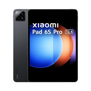 Tablette Xiaomi Pad 6S Pro 3K 12.4” 144Hz, 512Go/12Go RAM, Snapdragon@8 Gen 2 3.19GHz, 10 000 mAh 120W, Noir(Version Française + 2 Ans de Garantie)