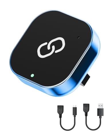 Spedal Adaptateur Carplay sans Fil pour iPhone, EZ Connect Clé USB CarPlay Voiture, Compatible avec Les Voitures 2016+ et iPhone iOS 10+, Plug and Play (Bleu)