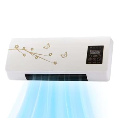 Climatiseur Mobile Sans Unité Extérieure | Climatiseur Mural Sans Évacuation | 1200W Clims Sans Evacuation Avec Télécommande | Appareil Domestique Chauffage D'appoint Pour Chambre, Salon Et Bureau