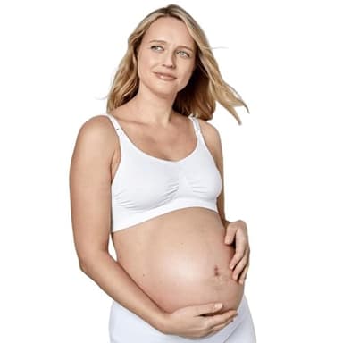 Medela Soutien-Gorge de maternité et d'allaitement sans Coutures Keep Cool avec 2 Zones de Respiration, Tissu Doux au Toucher pour Un Maintien Confortable,