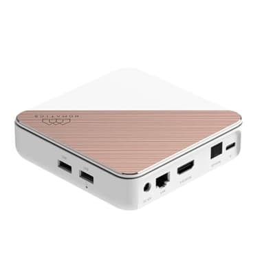 Homatics Box R 4K Plus Android 11 Lecteur multimédia TV (Chromecast, Google, Netflix, Disney +, Prime Video, Google Play Store, 4K UHD, HDR, WiFi 6, Bluetooth 5.0, Télécommande vocale, Blanc)