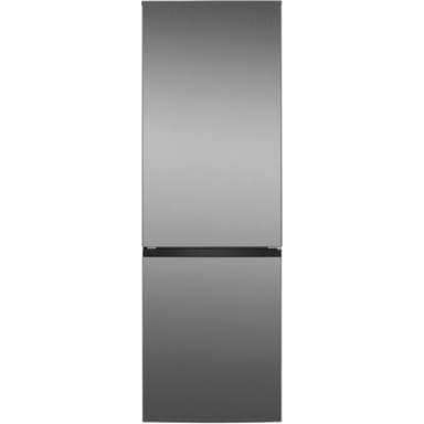 Bomann, Réfrigérateur et Congélateur 315L Inox KG7357-Inox, Réfrigérateur 219L, Congélateur 96L, Contrôle Température, Alarme Visuelle, 4 Clayettes en Verre, avec Éclairage LED, Pieds Réglables