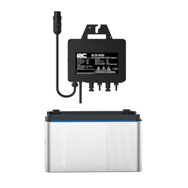 Kit Solaire Balcon avec Batterie STORCUBE S1000 Batterie Solaire(1024Wh LiFePO4 Plug & Play) + RC Micro-onduleur 800W (MPPT WiFi DC 26–60V)