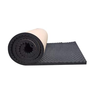 Camiraft Tapis Insonorisant pour Voiture,Amortisseur D'isolation Phonique Thermique De Voiture Acoustique Anti-Bruit Coton,Cellule Mousse Auto Adhésif Isolation Thermique - 200x50x2cm