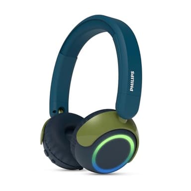 Philips TAK4200CT Casque Pliable Supra-auriculaire pour Enfants de la série 4200 - Volume limité, Partage Audio, câble USB-C Inclus - Cristal Sarcelle