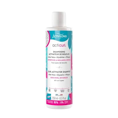 Activilong Acticurl Hydra Shampooing Activateur de Boucles Pitaya Glycerin Aloe Vera 250 ml
