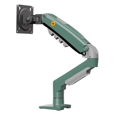 Ergosolid Support Écran PC Moniteur, Bras Articulé Ergonomique Ressort à Gaz, 17-30 Pouces, VESA 75mm et 100mm, Rotatif à 360°