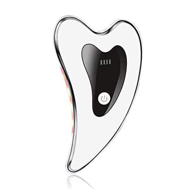 CUSROS Guasha Planche électrique Guasha Grattoir de massage pour le visage, outil de grattage pour le visage, rechargeable par USB, masseur de rides #1, taille unique