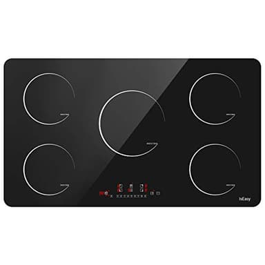 Plaque à Induction, Plaque de Cuisson à Induction Electrique - (8600W, Autarkic, 5 Foyers, 90cm, Encastrable, Intégré, Tactile, Minuteur, Verre-céramique)- 5 Zone New