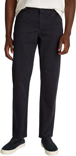 Tommy Hilfiger Pantalon Homme Denton Cotton Satin Straight Leg, Bleu (Desert Sky), 32W/33L