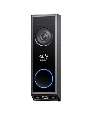 eufy Security Video Doorbell E340, caméra à Double Objectif avec Protection des Colis, Vision 2K Full HD et Vision Nocturne en Couleur, Carillon sans Fil, Stockage Local Extensible jusqu'à 128 Go