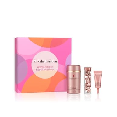 Elizabeth Arden Coffret Rétinol + HPR Ceramide Aqua-Crème Régénérante, Sérum Retinol + HPR, Crème Yeux, Cadeau femme, Soin hydratant, Anti-âge