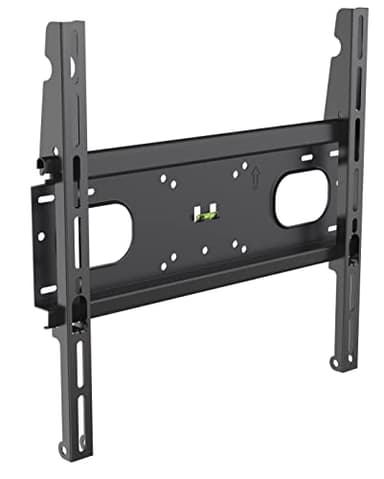 Meliconi SlimStyle Plus Space System Flat 400XL – Support Mural Fixe pour téléviseurs à écran Plat de 32" à 82", VESA 200-300-400 mm. Noir