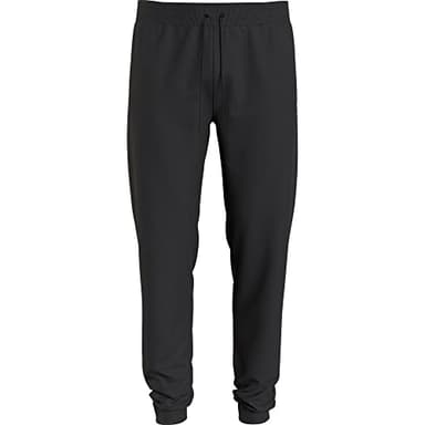Tommy Jeans Homme Tjm Slim Fleece Sweatpant Dm0dm15380 Pantalons De Jogging, Noir (Black), M EU