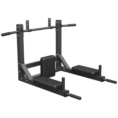 GORILLA SPORTS® Barre de Traction - 4in1, Murale, Charge jusqu'à 300 kg - Dips Barre, Barre Fixe Exercice, Musculation, Pull up, Barres Murales Fitness, Barre de Tractions