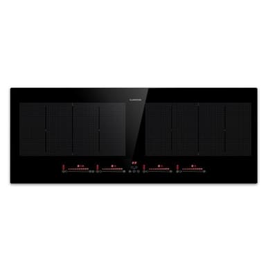 Klarstein plaque de cuisson à induction 4 plaques vitrocéramique 90 cm 7200 W contrôle tactile surchauffe
