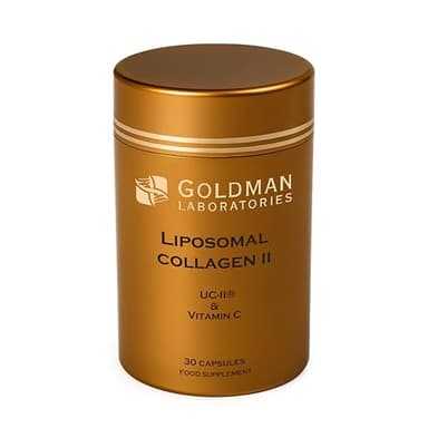 Collagène Type 2 Liposomal 40mg - 30 Gélules avec Collagène Natif pour Articulations & Cartilage - Complément Avancé avec Vitamine C pour le Confort Articulaire