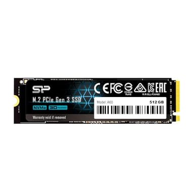 Silicon Power PCIe M.2 NVMe SSD 512Go Gen3x4 R/W up to 2, 200/1, 600MB/s Internal SSD