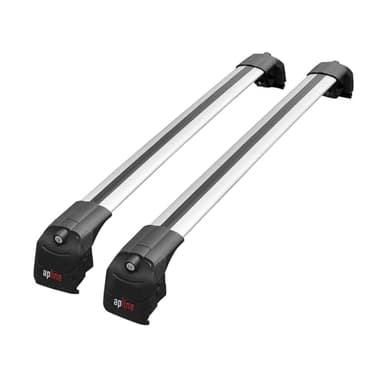 apline Compatible avec Renault Kadjar 2015-2022 ACE-2 Barres de Toit Railing Porte-Bagages de Voiture Gris Aluminium 2 Barres