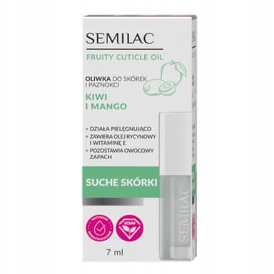 Semilac Huile pour cuticules et ongles Kiwi Mango 7ml