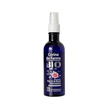 Corine de Farme | Eau de Rose Bio | Labellisée ECOCERT COSMOS® Organic | Soin Démaquillant Hydratant | Anti-Rougeurs Peaux Sensibles | Conçu, fabriqué et conditionné en France 200 ML