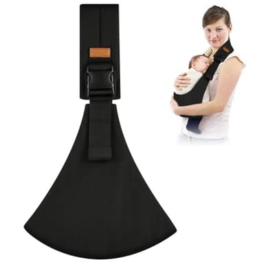 AOOWU Porte Bébé, Portable Echarpe de Portage Bebe, Portable Echarpe de Portage Bebe, Porte-BéBé Ergonomique Et Pratique, Pour Porte-Bébé Nouveau-Nés et Tout-Petits Jusqu'à 15Kg