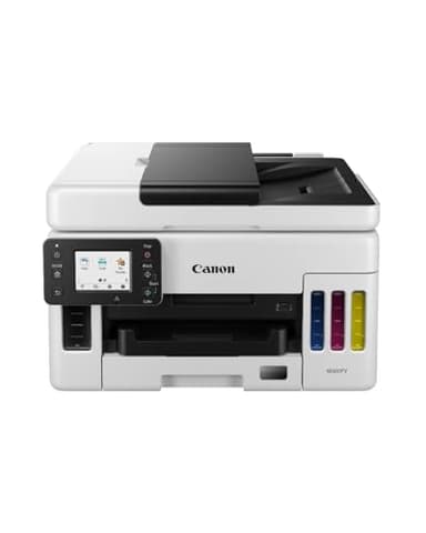 Canon MAXIFY GX6050 Imprimante A4 Couleur pour la Maison et Le Bureau, Imprimante, Copieur et Scanner Jet d'encre MegaTank Tout-en-Un, sans Fil, Connectivité Wi-FI, Ethernet et USB