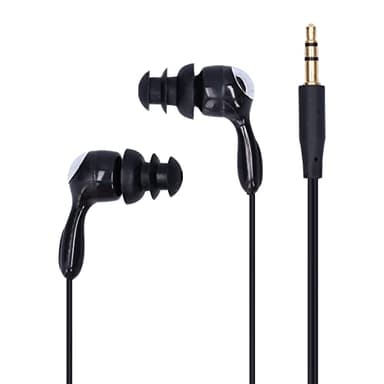 Casque étanche, écouteurs de Courte Ligne étanches Ip68, écouteurs Ergonomiques étanches sous-Marins, pour la Natation, la Course à Pied, Le Surf (Noir)