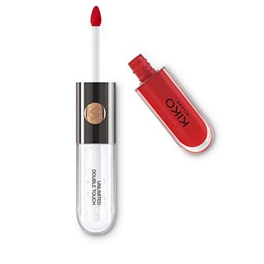 KIKO Milano Unlimited Double Touch 107 | Rouge À Lèvres Liquide En 2 Étapes, Fini Lumineux. Tenue Jusqu’À 12 Heures. Base Colorée Sans Transfert.