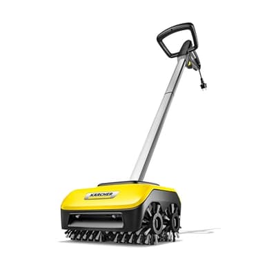 Kärcher Nettoyeur de Terrasses PCL 6, Pression Max. 10 Bar, Débit d'eau Max. 180 l/h, Largeur de Travail 300 mm, Rotation des Brosses : 600-800 TR/Min, pour Bois, Surfaces Composite, Dalles de Pierre