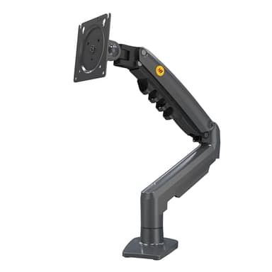 Ergosolid Support Écran PC Moniteur, Bras Articulé Ergonomique Ressort à Gaz, 17-30 Pouces, VESA 75mm et 100mm, Rotatif à 360°