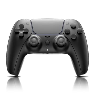 Renifan Manette sans fil pour PS5, compatible avec PS5 Pro/Slim/PC, manette de jeu Bluetooth avec double vibration, capteur 6 axes, pavé tactile, prise audio 3,5 mm, batterie 1000 mAh, sans RVB