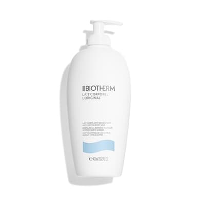 BIOTHERM - Lait Corporel L'Original - Lait Corps Hydratant Anti Dessèchement - Nourrit, Répare & Protège - Pour Tous Types de Peau Même Sensibles et Sèches