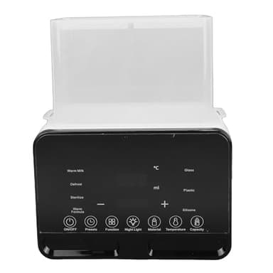ZASCHMOY Chauffe-biberon Double Intelligent 9 en 1, Multifonctionnel, Chauffage Rapide, Affichage LED, Lait pour bébé, pour Familles Jumelles, Bouteilles en Verre et Plastique (Prise UE 220V)