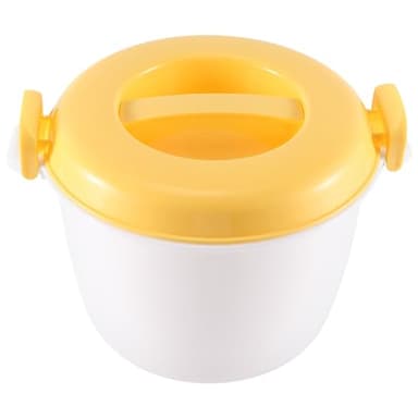 Mnueeop Four à Micro-Ondes Portable Cuiseur à Riz Cuiseur à Vapeur Multifonctionnel 2800Ml Isolation Lunch Box Ustensiles de Cuisson à la Vapeur pour Micro-Ondes