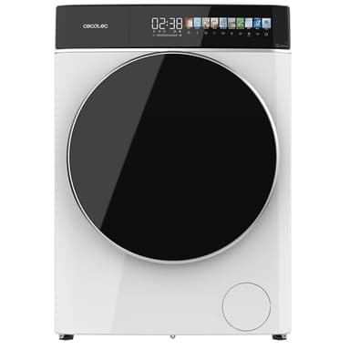Cecotec Bolero DressCode 9900 Inverter FullColor A. 1400 tr/min, 11 programmes, faible consommation, moteur Inverter Plus, écran FullColor 10,3", SteamMax, blanc.