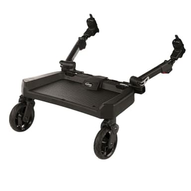 Jane Go Up Surfer Plateforme de poussette universelle, jusqu’à 20 kg, installation facile, pliante, antidérapante, roues pivotantes à 360°