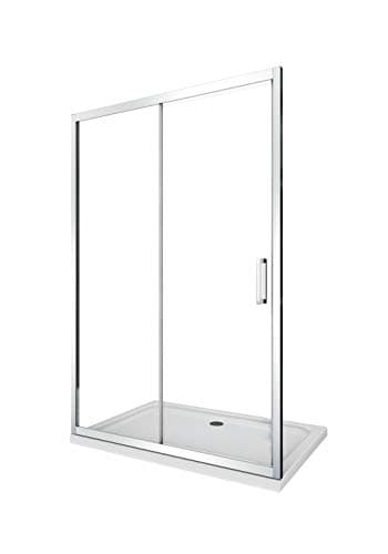 Porte de douche de 6 mm pour installation en niche H.190 avec overture coulissante (135-140 H 190)