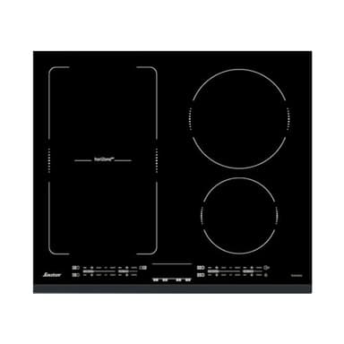 Sauter - SPI4664B - Plaque Induction - Table de Cuisson Encastrable - Noir - 4 Foyers - 7200W - Dimensions Encastrement : 56x49cm - Espace Grand Plat - Fabriqué en France