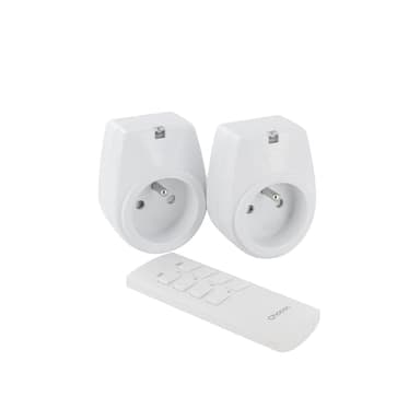 CHACON Set de 2 Prises on/Off + télécommande
