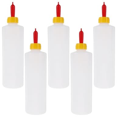Toyvian Biberons pour Agneaux, 5 Biberons de 400Ml en Plastique pour L'alimentation Petits Animaux Domestiques La Maison Ou à La Ferme