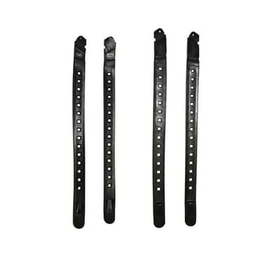EVVO kit Accessoire d’Une Paire de Sangles arrière pour Raquettes à Neige, Made in France de Couleur Noire pour Les Produits EVVO Toree et Snowshoe Originale