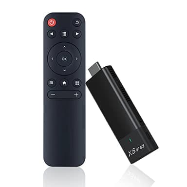 Fesjoy Lecteur multimédia en streaming, TV STI pour Android 10.0 Smart TV Box Streaming Media Player Streaming STI Support 4K HDR avec télécommande (1 Go de RAM + 8 Go de ROM)
