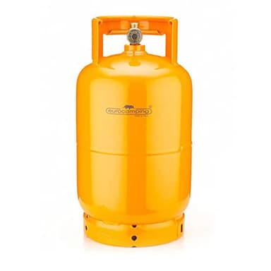 La zappa Bouteille de gaz propane GPL avec robinet et poignée pour barbecue et camping (5 kg)