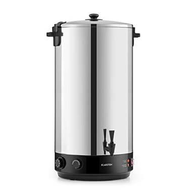 Klarstein KonfiStar 60 - Stérilisateur automatique, Distributeur boissons chaudes, 60 L, 30-110 ° C, Conservation à chaud, acier inoxydable
