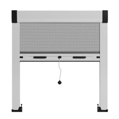 Moustiquaire enroulable pour fenêtre en aluminium sur mesure – prêt à poser, plusieurs couleurs disponibles - Largeur 150 cm à 180 cm Hauteur 50 cm à 149 cm