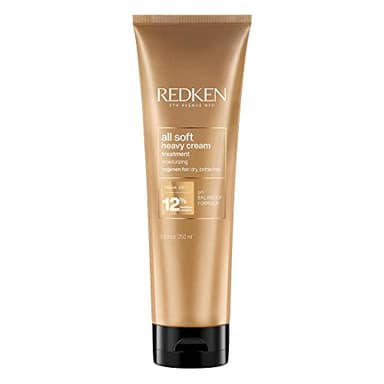 REDKEN - Masque Hydratant & Nourrissant pour Cheveux Secs et Désydrathés - Régénère la Fibre Capillaire - Kératine & Huile d'Argan - All Soft - 250ml